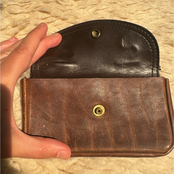 Vintage• Genuine Leather Belt Pouch - Picture 2 of 8